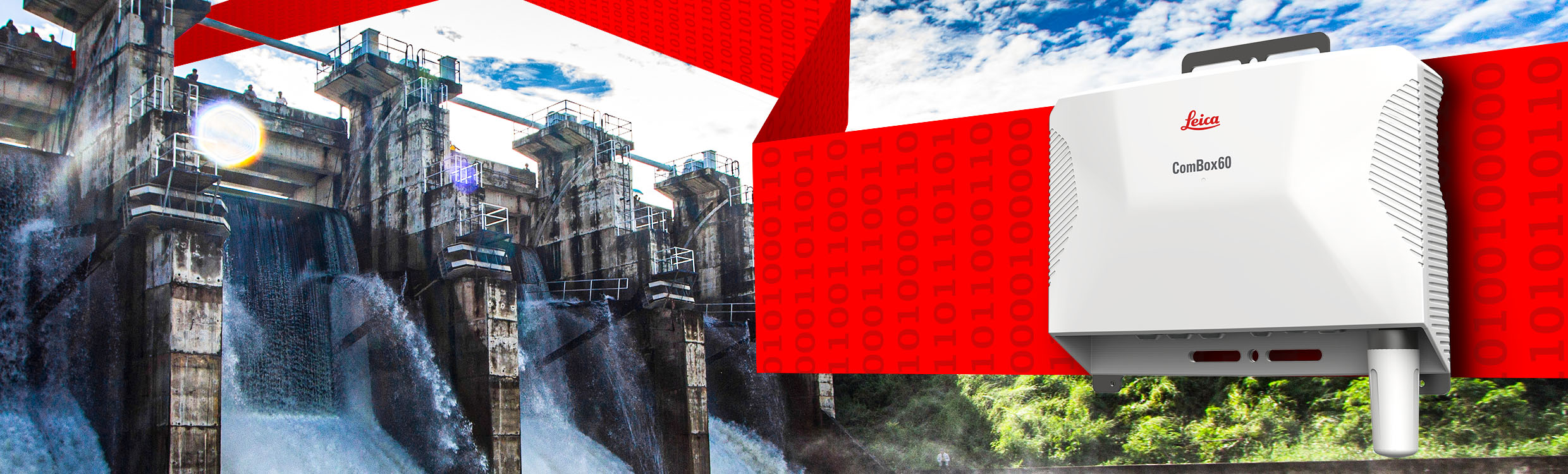 Leica ComBox60 – pato- ja energiainfrastruktuurin seuranta